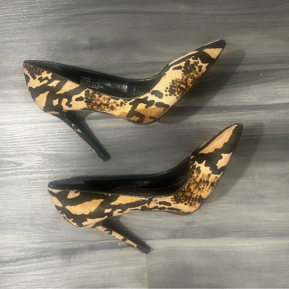 Leopard Print Stiletto Heels